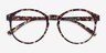 Delaware Fleuries PlastiqueMontures de lunettes de vue d'EyeBuyDirect, Vue Rapprochée