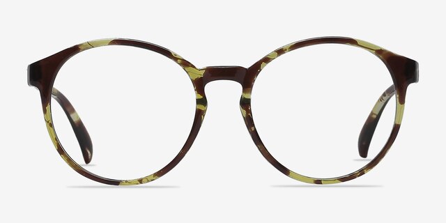 Delaware Écailles PlastiqueMontures de lunettes de vue d'EyeBuyDirect, Vue de Face