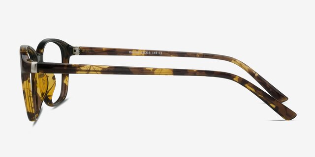 District Tortoise PlasticEyeglass Frames from EyeBuyDirect, Side View