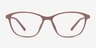 District Matte Pink PlastiqueMontures de lunettes de vue d'EyeBuyDirect, Vue de Face
