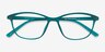District Vert Mat PlastiqueMontures de lunettes de vue d'EyeBuyDirect, Vue Rapprochée
