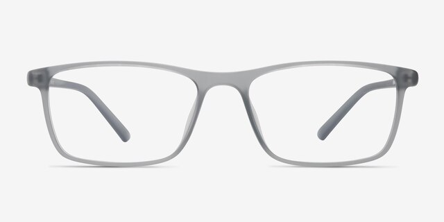 Sullivan Matte Gray PlasticEyeglass Frames from EyeBuyDirect, Front View