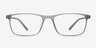 Sullivan Matte Gray PlasticEyeglass Frames from EyeBuyDirect, Front View