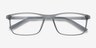 Sullivan Matte Gray PlasticEyeglass Frames from EyeBuyDirect, Closed View