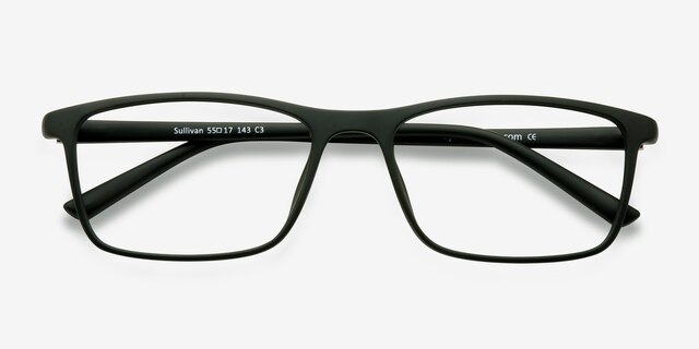 Sullivan Ash PlasticEyeglass Frames from EyeBuyDirect, Closed View