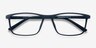 Sullivan Matte Navy PlasticEyeglass Frames from EyeBuyDirect, Closed View