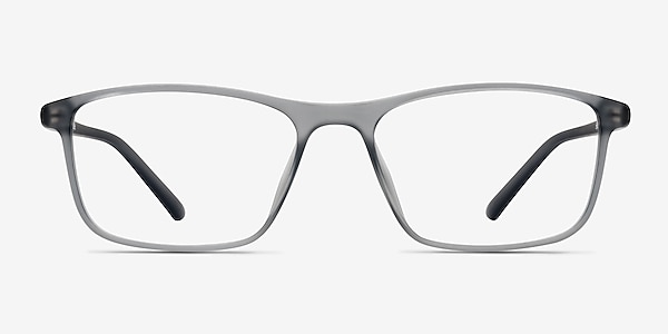 Wyoming Matte Gray Plastic Eyeglass Frames