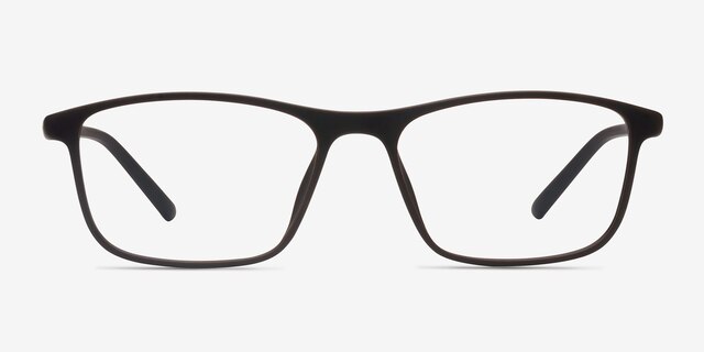 Wyoming Brown PlasticEyeglass Frames from EyeBuyDirect, Front View