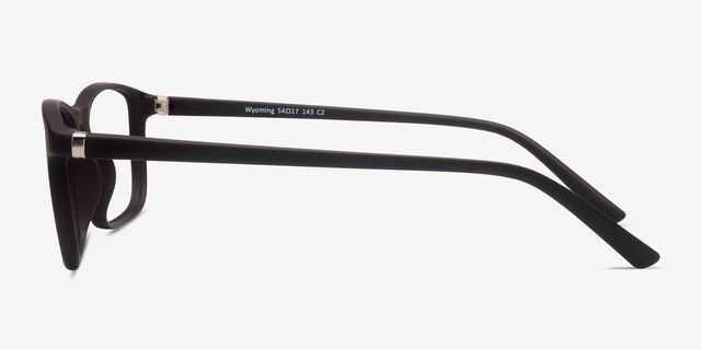 Wyoming Brown PlasticEyeglass Frames from EyeBuyDirect, Side View