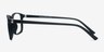 Wyoming Matte Black PlasticEyeglass Frames from EyeBuyDirect, Side View