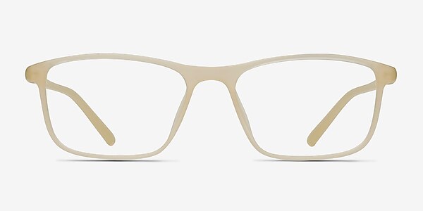 Wyoming Matte Cream Plastic Eyeglass Frames