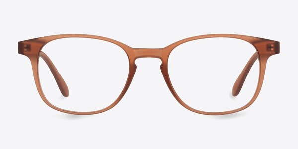 Monday Matte Brown Plastic Eyeglass Frames