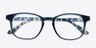 Monday Blue PlasticEyeglass Frames from EyeBuyDirect, Closed View