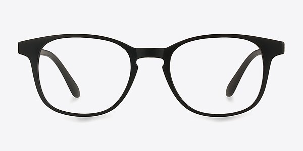 Monday Matte Black Plastic Eyeglass Frames