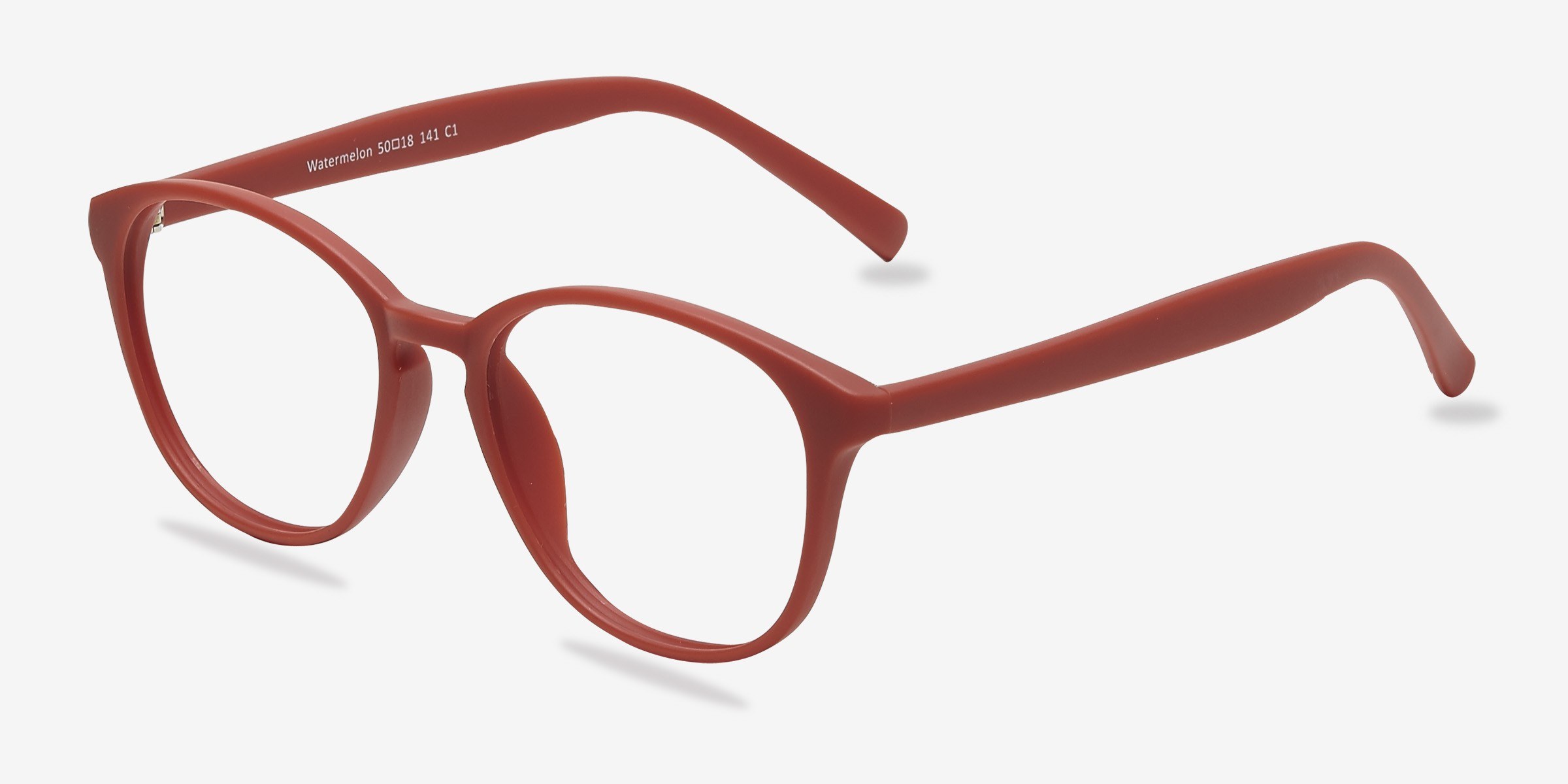 Watermelon Round Matte Pink Glasses for Women Eyebuydirect