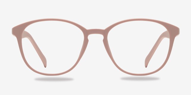 Watermelon Light Pink PlasticEyeglass Frames from EyeBuyDirect, Front View