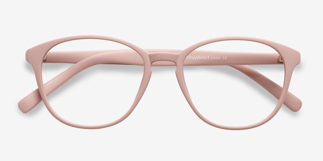 Watermelon Light Pink PlasticEyeglass Frames from EyeBuyDirect, Closed View