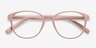 Watermelon Light Pink PlasticEyeglass Frames from EyeBuyDirect, Closed View