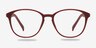 Watermelon Dark Burgundy PlasticEyeglass Frames from EyeBuyDirect, Front View
