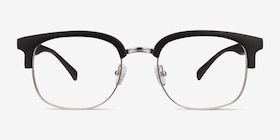 Yokote Browline Matte Black Full Rim Eyeglasses | Eyebuydirect