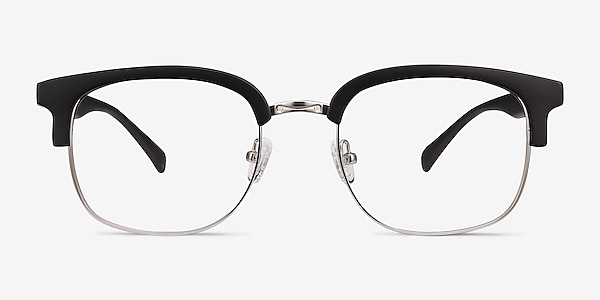 Yokote Matte Black Plastic-metal Eyeglass Frames