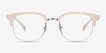 Yokote Gray Plastic, MetalEyeglass Frames from EyeBuyDirect, Front View