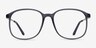 Ithaca Matte Gray PlasticEyeglass Frames from EyeBuyDirect, Front View
