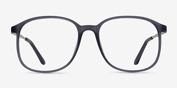 Ithaca Matte Gray Plastic Eyeglass Frames
