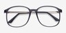 Ithaca Matte Gray PlasticEyeglass Frames from EyeBuyDirect, Closed View