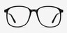 Ithaca Matte Black PlasticEyeglass Frames from EyeBuyDirect, Front View