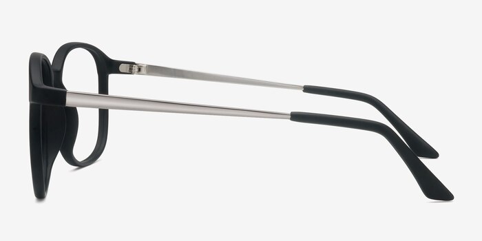 Ithaca Matte Black Plastic Eyeglass Frames from EyeBuyDirect