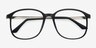 Ithaca Matte Black PlasticEyeglass Frames from EyeBuyDirect, Closed View