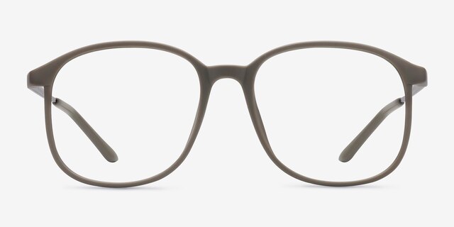 Ithaca Matte Green PlasticEyeglass Frames from EyeBuyDirect, Front View