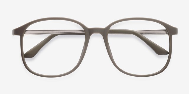 Ithaca Matte Green PlasticEyeglass Frames from EyeBuyDirect, Closed View