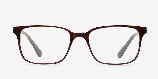 November Brown Clear  Plastic Eyeglass Frames