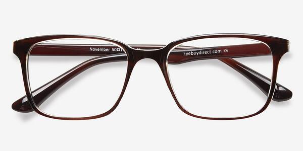 Brown Clear  November -  Plastic Eyeglasses