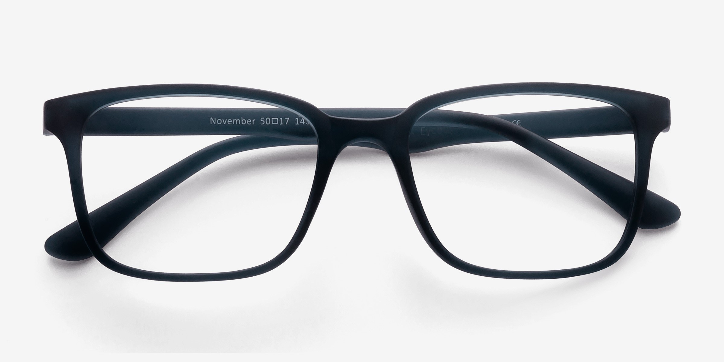 November Rectangle Matte Black Full Rim Eyeglasses Eyebuydirect Canada