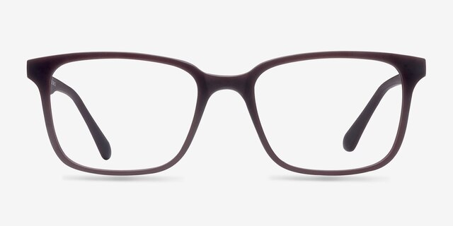 November Matte Burgundy PlasticEyeglass Frames from EyeBuyDirect, Front View