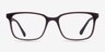 November Matte Burgundy PlasticEyeglass Frames from EyeBuyDirect, Front View
