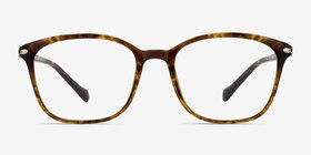 Nola Brun Métal Montures de lunettes de vue d'EyeBuyDirect, Vue de Face