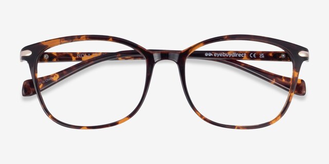 Nola Brown PlasticEyeglass Frames from EyeBuyDirect, Closed View