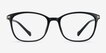 Nola Black MetalEyeglass Frames from EyeBuyDirect, Front View