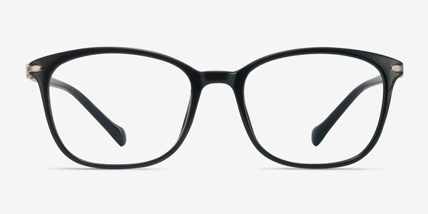 Nola Black Plastic Eyeglass Frames