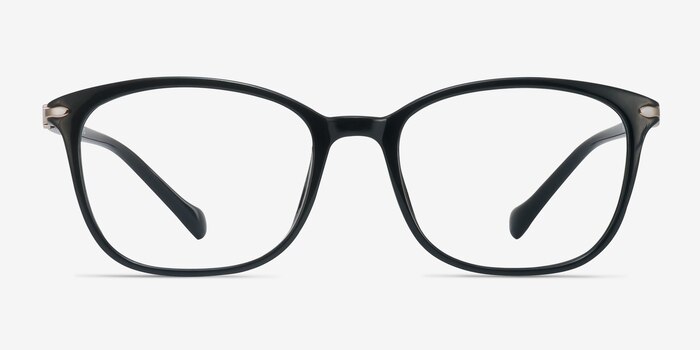 Nola Black Plastic Eyeglass Frames from EyeBuyDirect