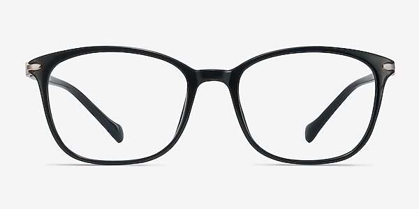 Nola Black Plastic Eyeglass Frames