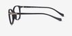 Nola Black MetalEyeglass Frames from EyeBuyDirect, Side View