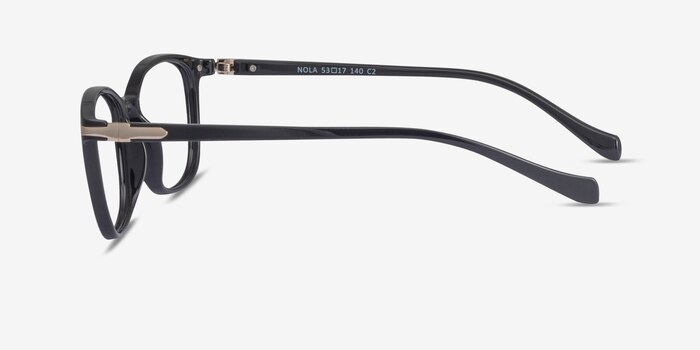 Nola Noir Plastique Montures de lunettes de vue d'EyeBuyDirect