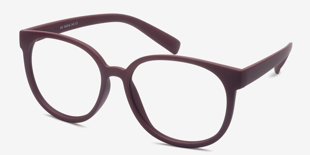Kilt Matte Coral PlasticEyeglass Frames from EyeBuyDirect, Angle View