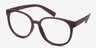 Kilt Matte Coral PlasticEyeglass Frames from EyeBuyDirect, Angle View