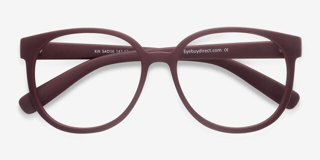 Kilt Matte Coral PlasticEyeglass Frames from EyeBuyDirect, Closed View